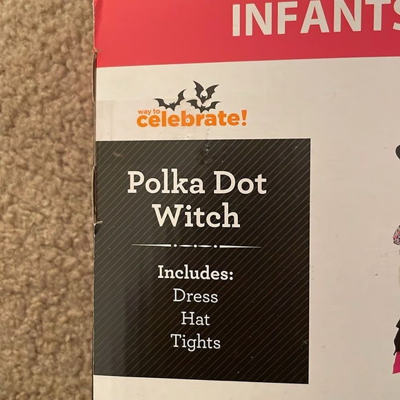 Way To Celebrate! Polka Dot Witch Three Piece Set - Size 2T - Picture 2 of 6